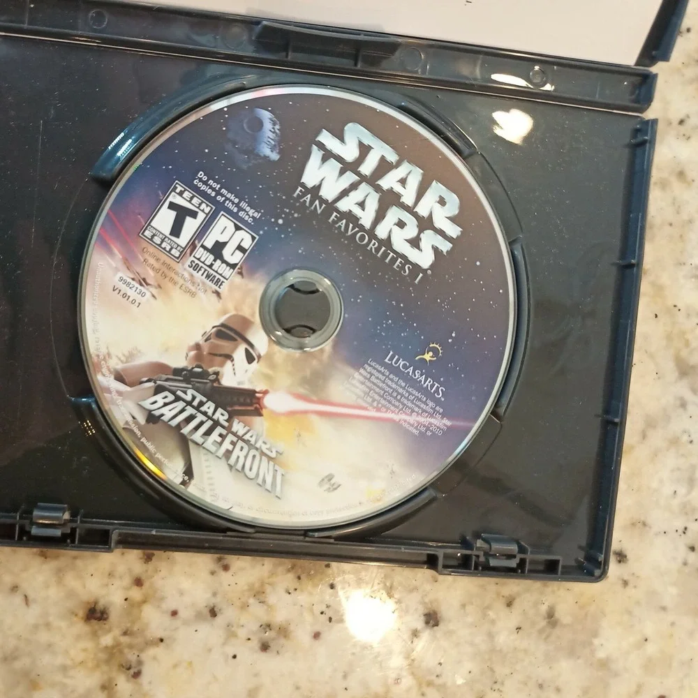 STAR WARS FAN FAVORITE I PC GAME SET 3 DISC